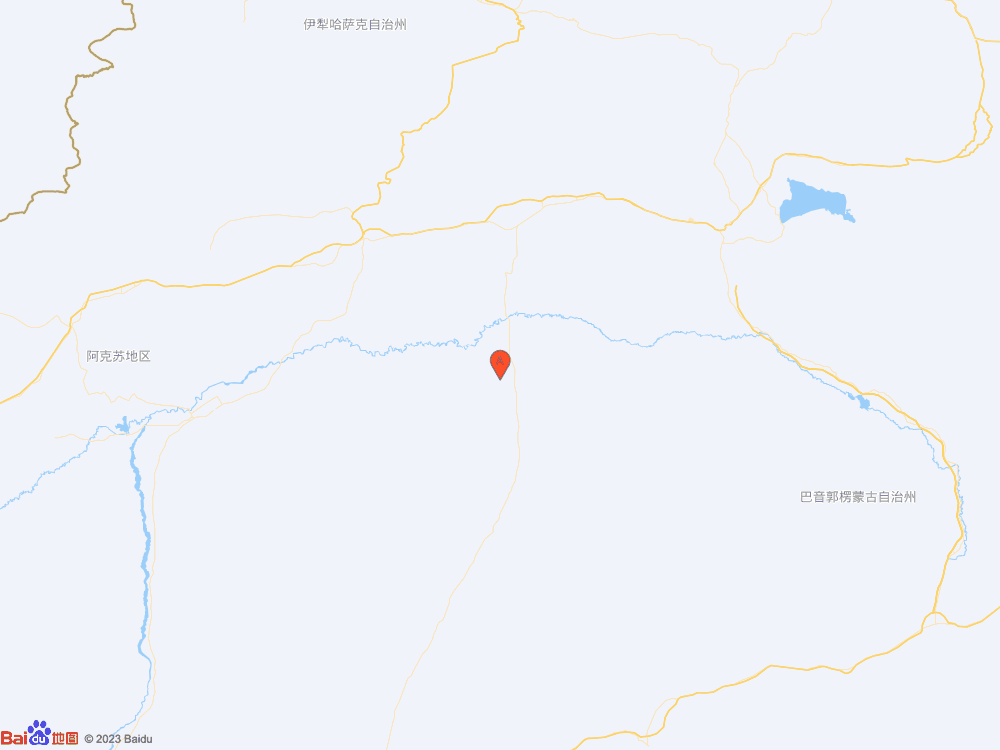 新疆巴音郭楞州尉犁县发生3.1级地震