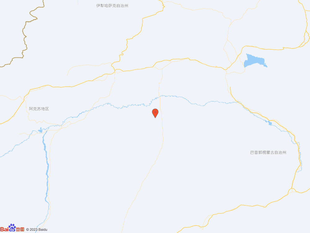新疆巴音郭楞州尉犁县发生3.0级地震