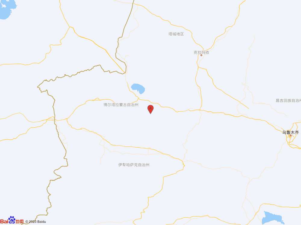新疆博尔塔拉州精河县发生3.6级地震