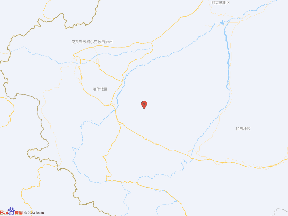 新疆喀什地区叶城县发生3.3级地震