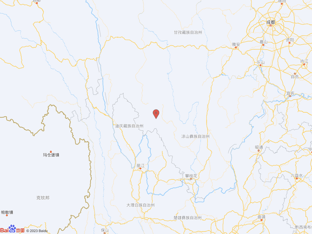 四川凉山州木里县（北纬28.22度，东经100.69度）发生3.2级地震