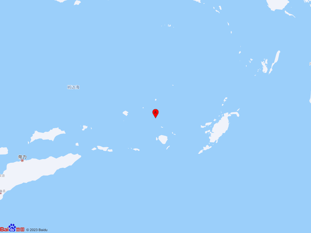 印尼班达海（北纬-7.25度，东经129.50度）发生5.9级地震