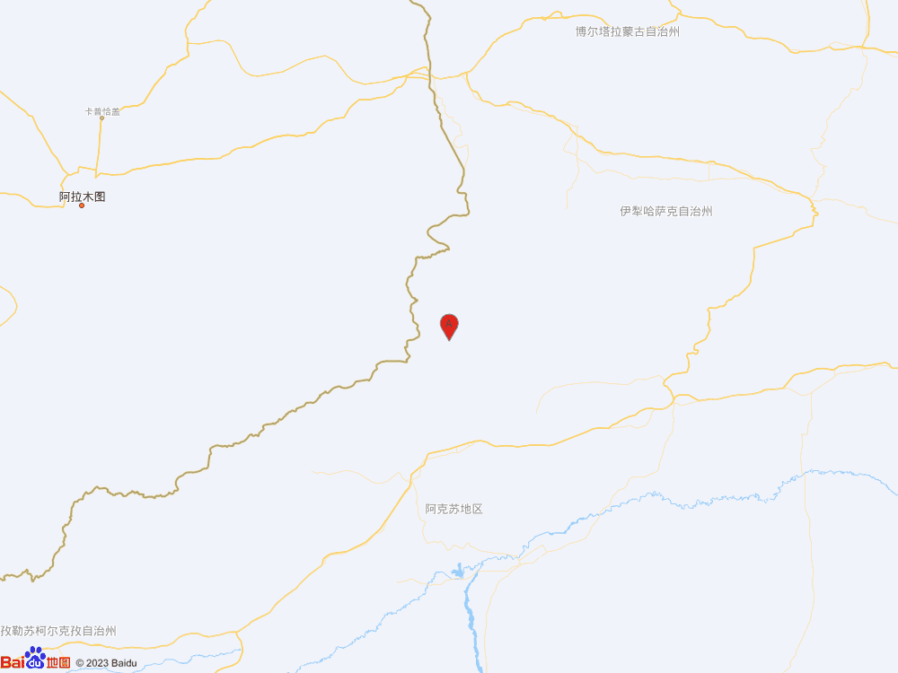 新疆阿克苏地区温宿县发生3.1级地震