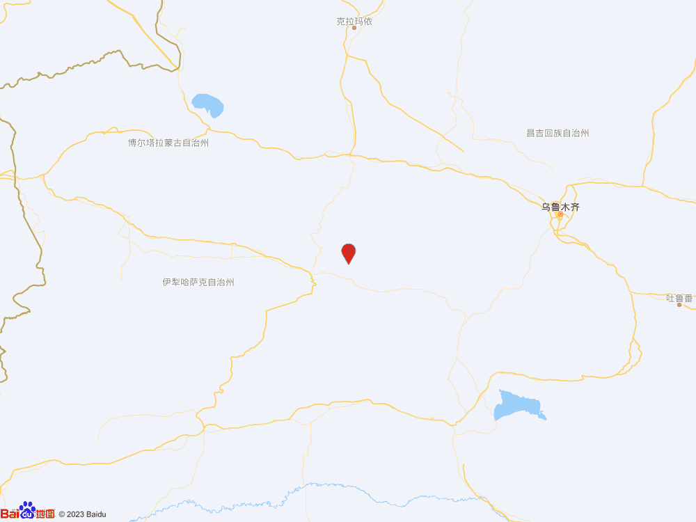 新疆巴音郭楞州和静县发生3.3级地震