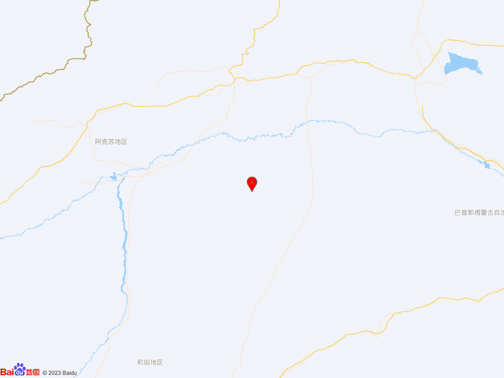 新疆阿克苏地区沙雅县（北纬40.25度，东经83.23度）发生3.8级地震