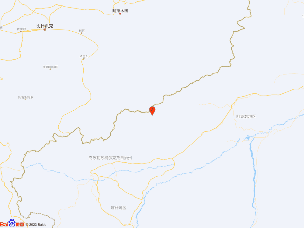 新疆克孜勒苏州阿合奇县（北纬40.97度，东经77.82度）发生3.2级地震