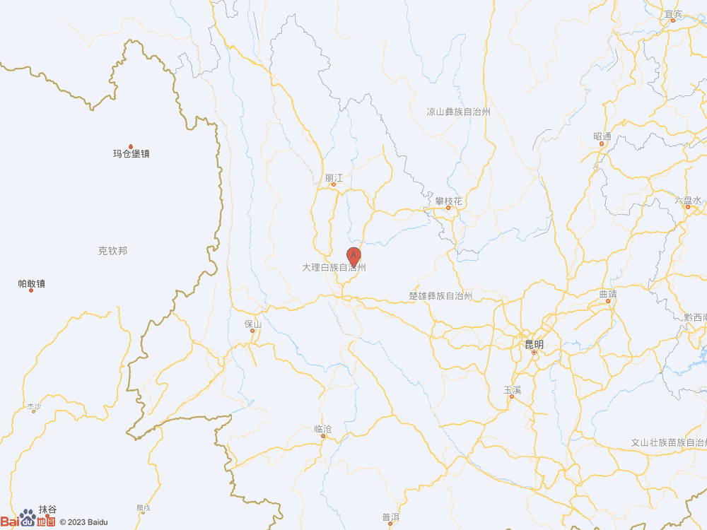 云南大理州宾川县发生3.8级地震