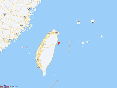 台湾花莲县海域发生4.5级地震
