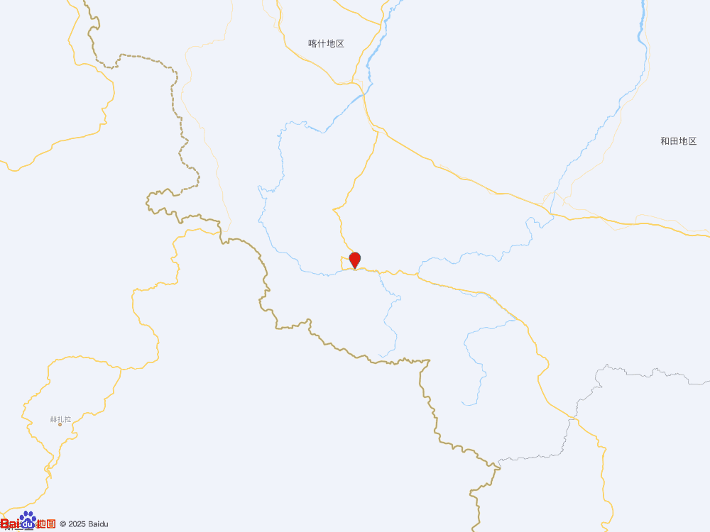 新疆喀什地区叶城县（北纬36.49度，东经77.18度）发生4.8级地震