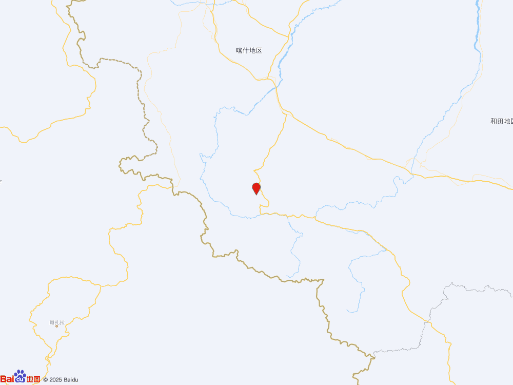 新疆喀什地区叶城县（北纬36.76度，东经76.94度）发生3.3级地震